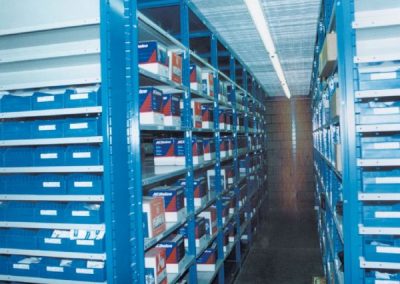 shelving with ac delco products