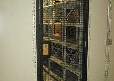 gated door